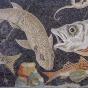 Roman mosaic of fish