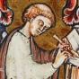 Medieval drawing of Bede